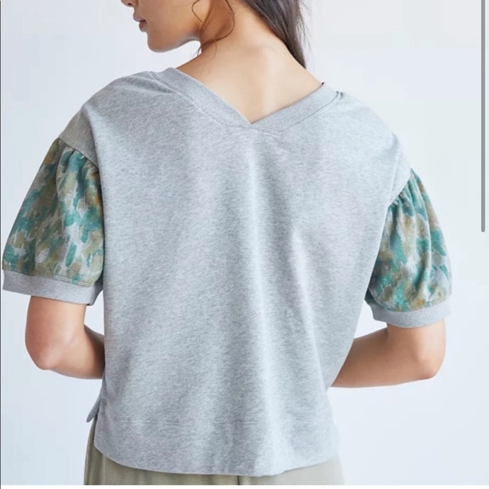 Anthropologie “Daily Practice” Puff Sleeved Top.
